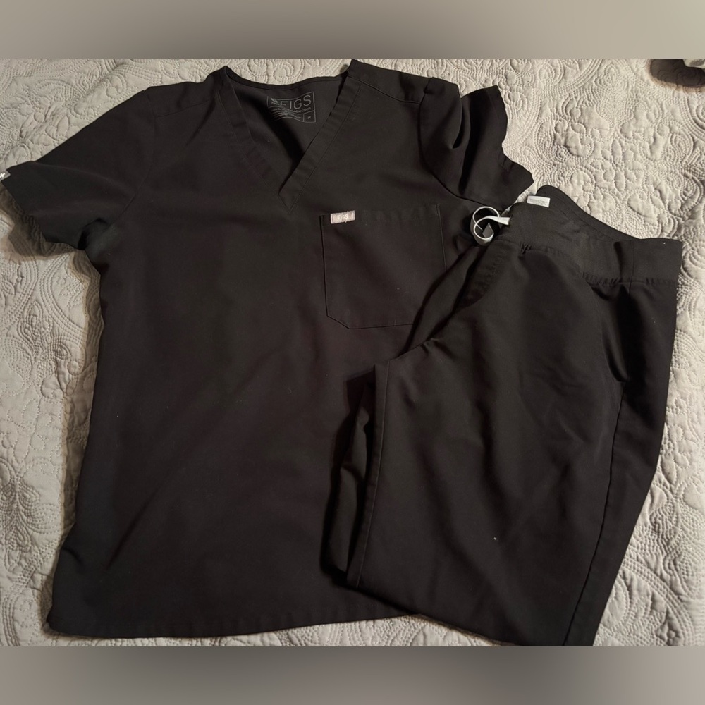Figs women’s scrub set black